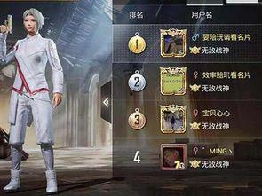 和平精英战神榜最新爆料,神秘战神崛起，巅峰对决即将开启！